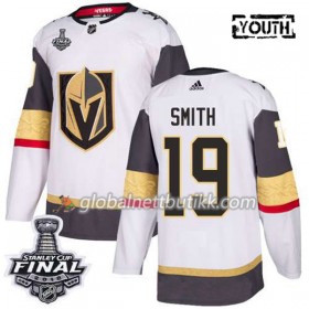 Vegas Golden Knights Hockeydrakt Reilly Smith 19 2018 Stanley Cup Final Patch Hvit Adidas Authentic - Barn